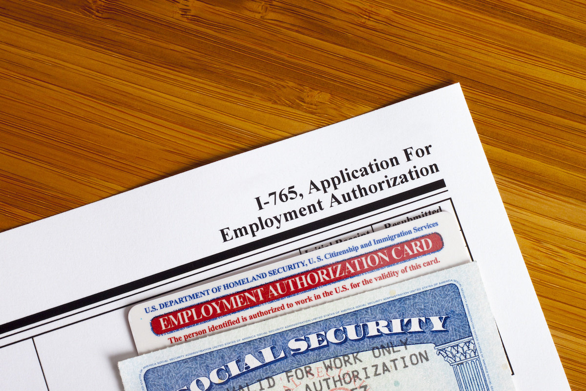 Solicitud del Documento de Autorización de Empleo (EAD) en E.U.A.