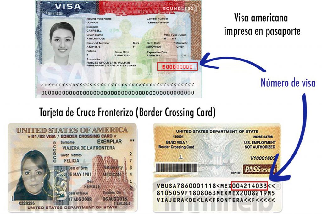 El objetivo de la visa americana es identificar a la persona y su status dentro del país.
